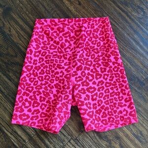 Beach riot leopard biker short